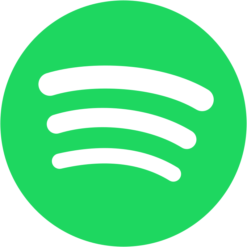 Logo de Spotify: tres rayas negras dentro de un círculo verde